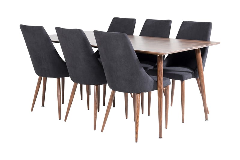 Ypas Matbord 180 cm med 6 st Campomar Matstol, undefined