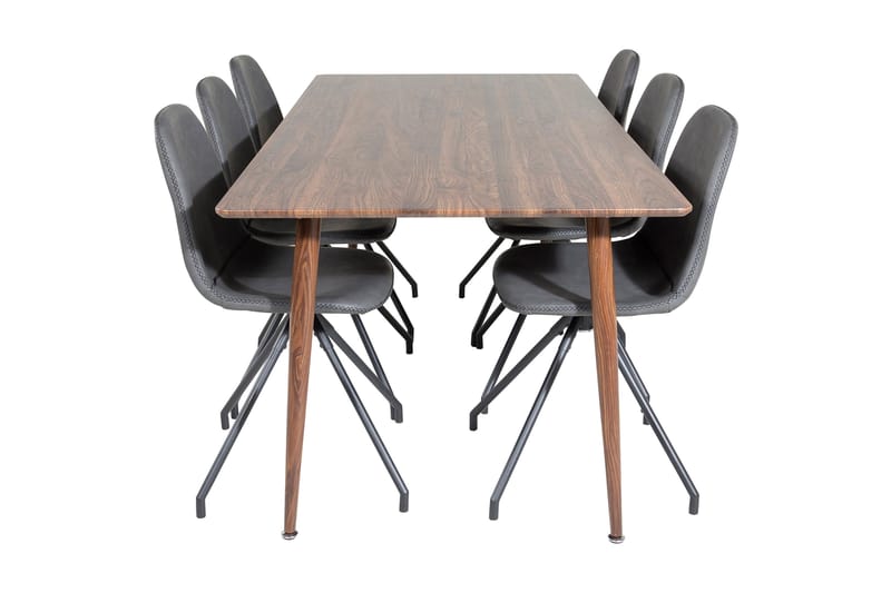 Ypas Matbord 180 cm med 6 st Ypas Matstol - Möbler - Bord & matgrupper - Matgrupper