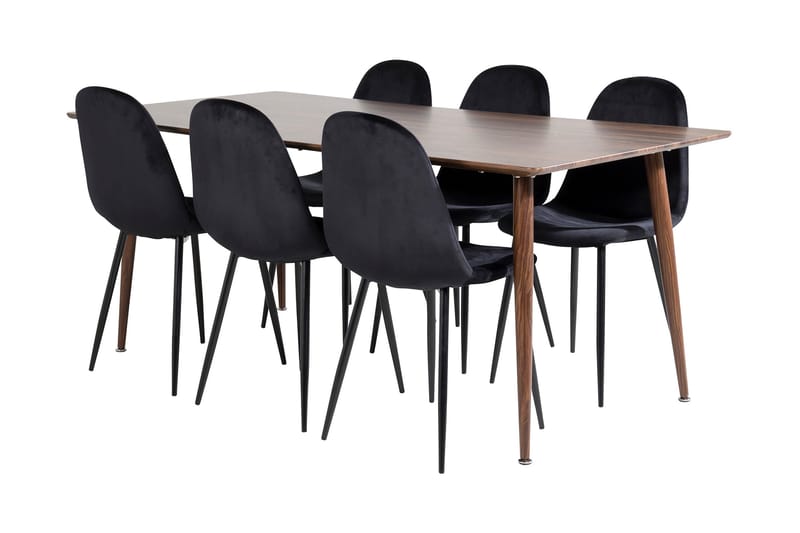 Ypas Matbord 180 cm med 6 st Pontus Köksstol, undefined