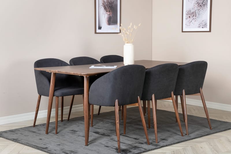 Ypas Matgrupp 180 cm + 6 st Kullersbro Matstolar, undefined