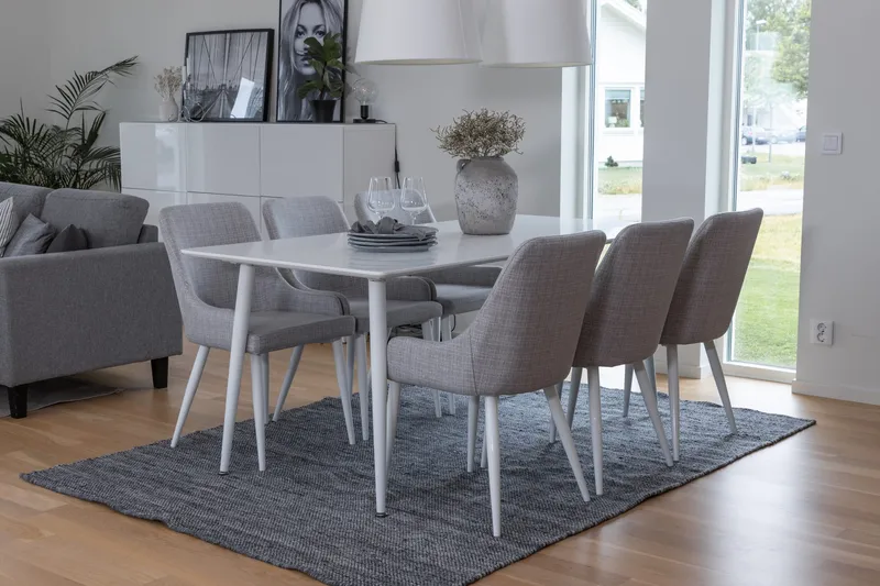 Ypas Matgrupp 180 cm + 6 Ridones Matstolar, undefined