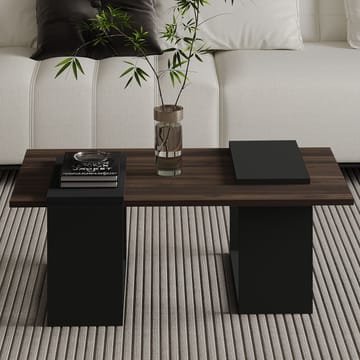 Matris Soffbord 90x37x46,6 cm - Valnöt/Antracit - Möbler - Bord & matgrupper - Soffbord