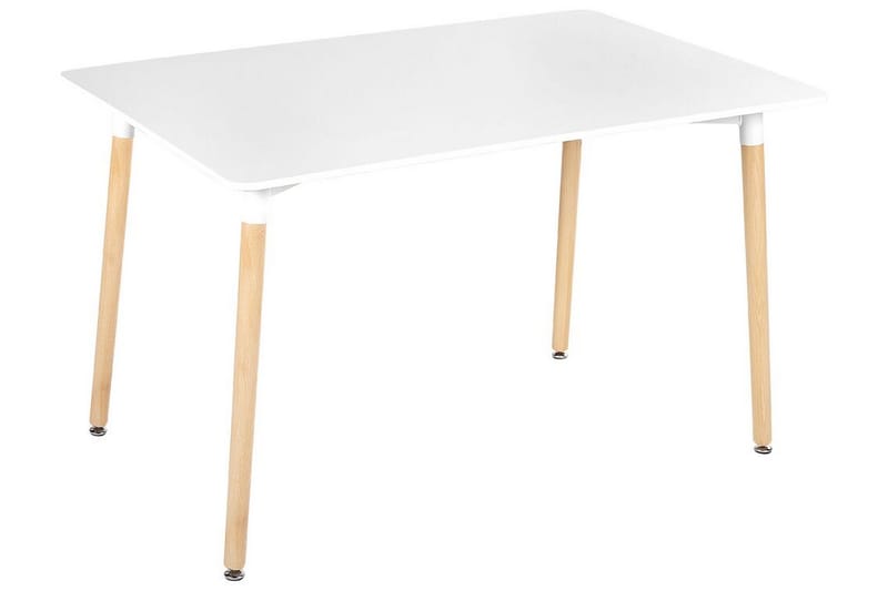 Medvina Matbord 80x120 cm, Vit/Ljusbrun