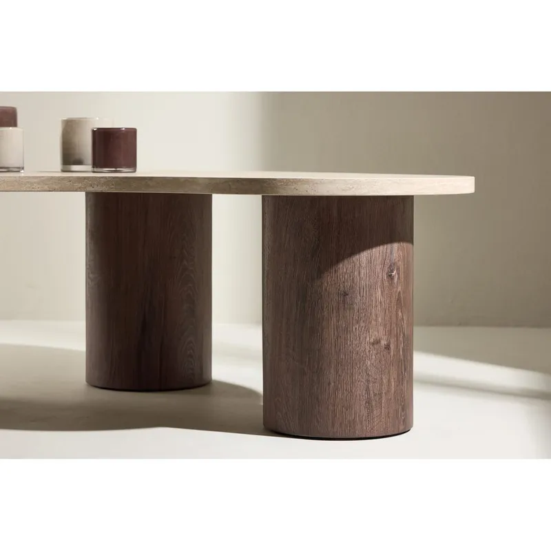 Megg Soffbord 130 cm - Beige - Möbler - Bord & matgrupper - Soffbord