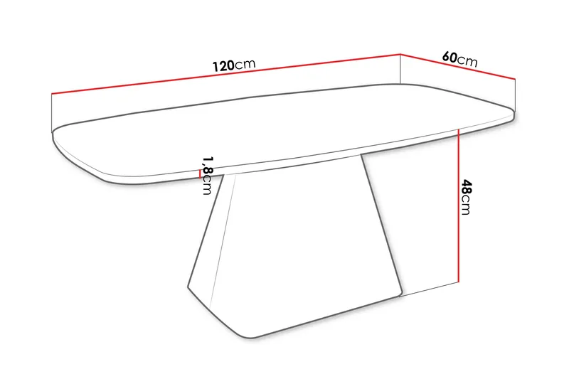 Meylor Soffbord 120 cm - Beige - Möbler - Bord & matgrupper - Soffbord