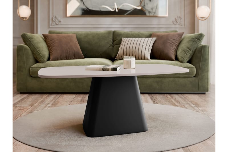 Meylor Soffbord 120 cm - Beige/Svart - Möbler - Bord & matgrupper - Soffbord