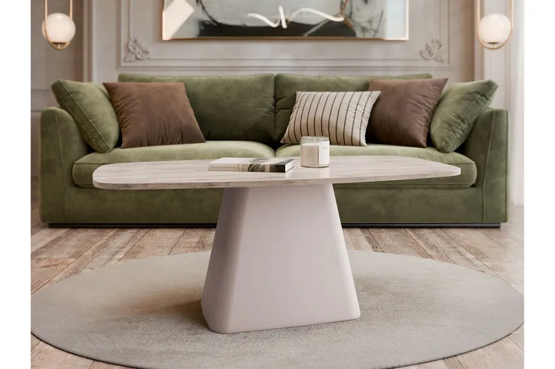 Meylor Soffbord 120 cm - Brun/Beige - Möbler - Bord & matgrupper - Soffbord