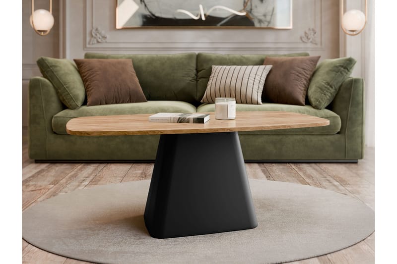 Meylor Soffbord 120 cm - Brun/Svart - Möbler - Bord & matgrupper - Soffbord