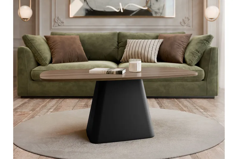 Meylor Soffbord 120 cm - Brun/Svart - Möbler - Bord & matgrupper - Soffbord