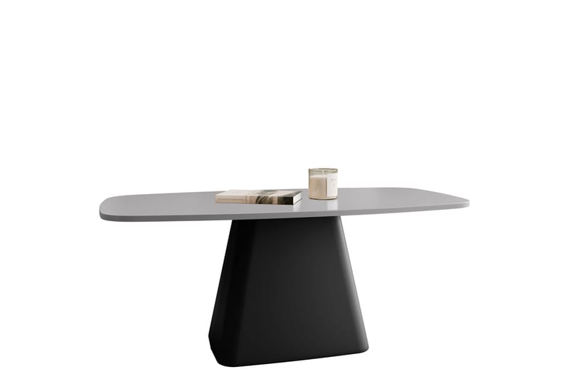 Meylor Soffbord 120 cm, Grå/Svart