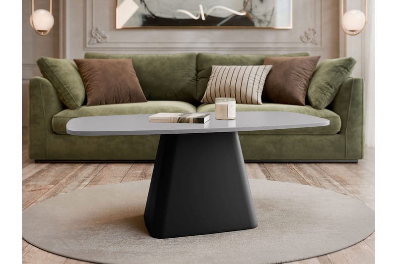 Meylor Soffbord 120 cm - Grå/Svart - Möbler - Bord & matgrupper - Soffbord