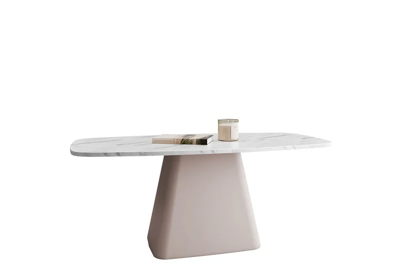 Meylor Soffbord 120 cm - Vit/Beige - Möbler - Bord & matgrupper - Soffbord