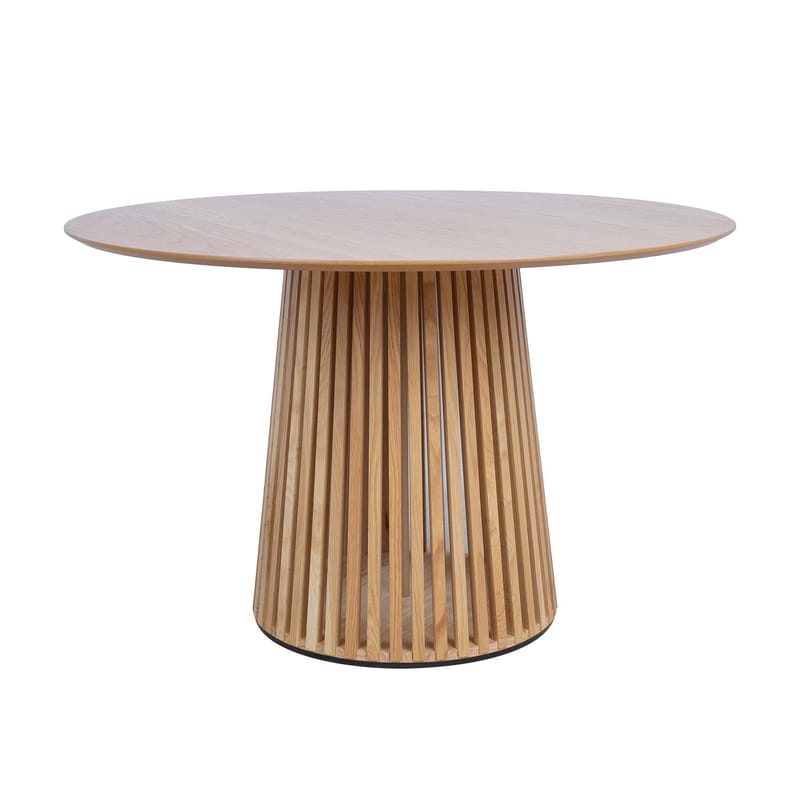 Milani Runt Matbord 120 cm i Trä med Ekutseende, Brun