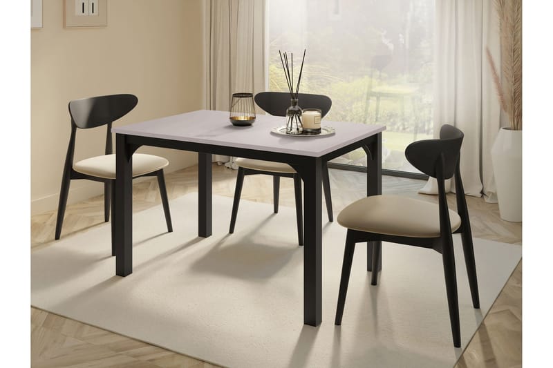 Millport Matbord 158 cm - Svart/Beige - Möbler - Bord & matgrupper - Matbord & köksbord