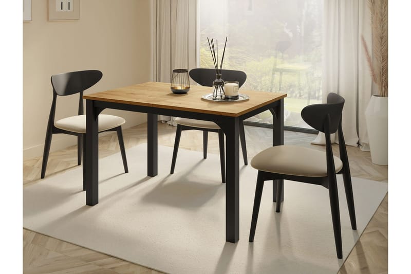 Millport Matbord 158 cm - Svart/Brun - Möbler - Bord & matgrupper - Matbord & köksbord