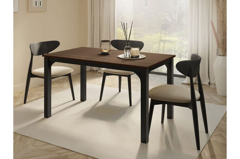 Millport Matbord 178 cm - Svart/Brun - Möbler - Bord & matgrupper - Matbord & köksbord