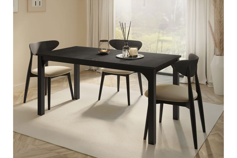 Millport Matbord 198 cm - Svart - Möbler - Bord & matgrupper - Matbord & köksbord
