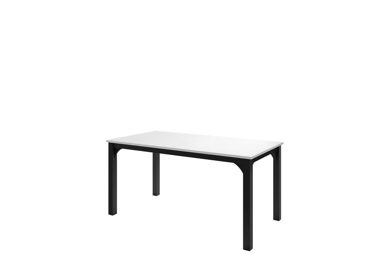 Millport Matbord 198 cm, Svart/Vit