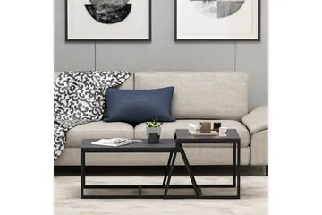 Minimal Soffbord 75x50 cm Svart - Hanah Home - Möbler - Bord & matgrupper - Soffbord