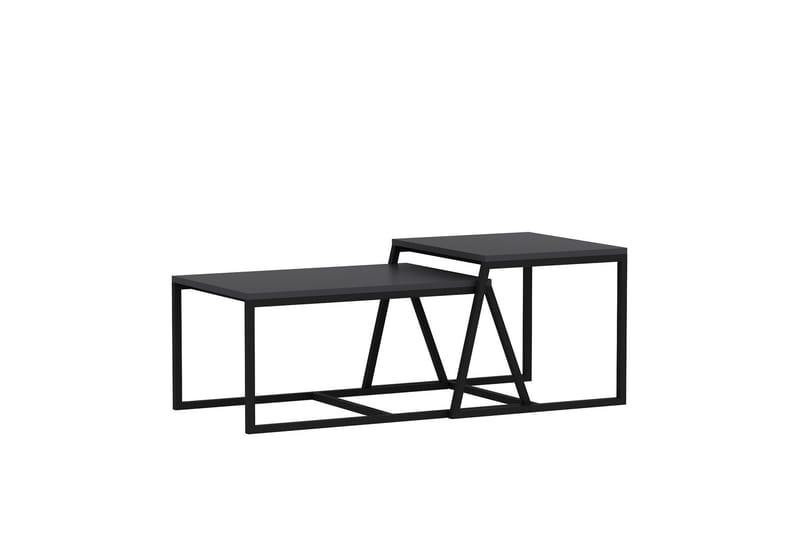 Minimal Soffbord 75x50 cm Svart - Hanah Home - Möbler - Bord & matgrupper - Soffbord