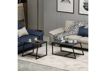 Minimal Soffbord 75x50 cm Svart - Hanah Home - Möbler - Bord & matgrupper - Soffbord