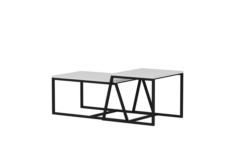 Minimal Soffbord 75x50 cm Vit - Hanah Home - Soffbord