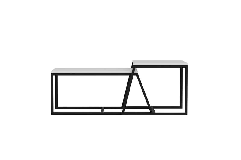 Minimal Soffbord 75x50 cm Vit - Hanah Home - Soffbord