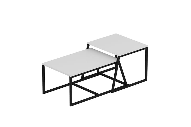 Minimal Soffbord 75x50 cm Vit - Hanah Home - Möbler - Bord & matgrupper - Soffbord