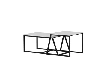 Minimal Soffbord 75x50 cm Vit - Hanah Home - Möbler - Bord & matgrupper - Soffbord