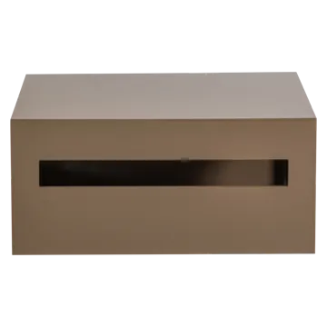 Modern Kvadratiskt Soffbord 88 cm i Metall med Utskärningar - Mullvad - Möbler - Bord & matgrupper - Soffbord