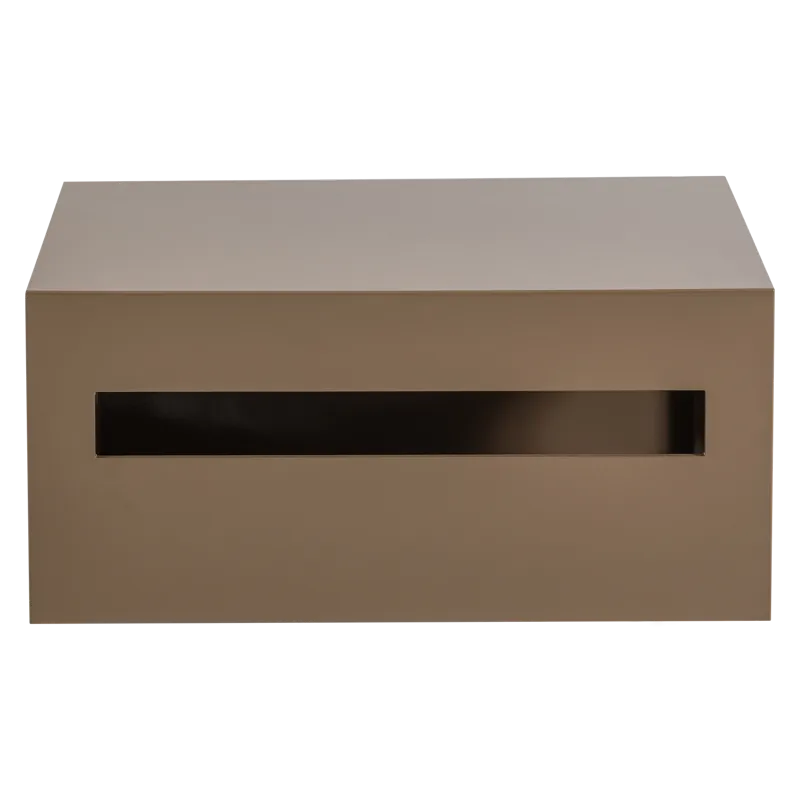 Modern Kvadratiskt Soffbord 88 cm i Metall med Utskärningar - Mullvad - Möbler - Bord & matgrupper - Soffbord