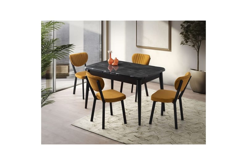 Morin Matbord 130 cm Rektangulär - Svart - Möbler - Bord & matgrupper - Matbord & köksbord