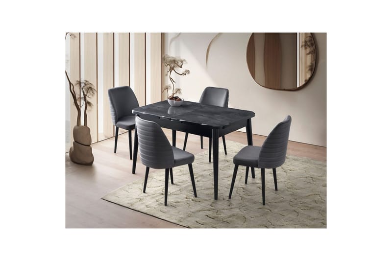 Morin Matbord 130 cm Rektangulär - Svart - Möbler - Bord & matgrupper - Matbord & köksbord