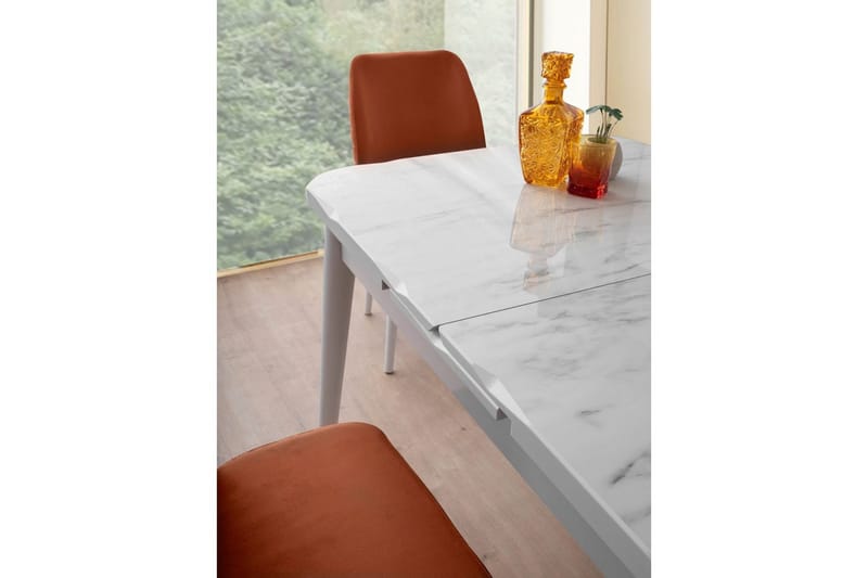 Morin Matbord 130 cm Rektangulär - Vit - Möbler - Bord & matgrupper - Matbord & köksbord