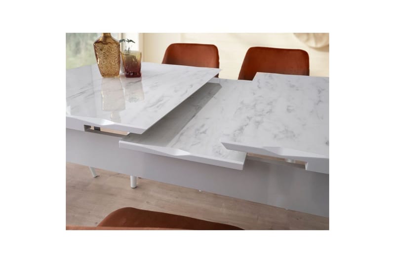 Morin Matbord 130 cm Rektangulär - Vit - Möbler - Bord & matgrupper - Matbord & köksbord