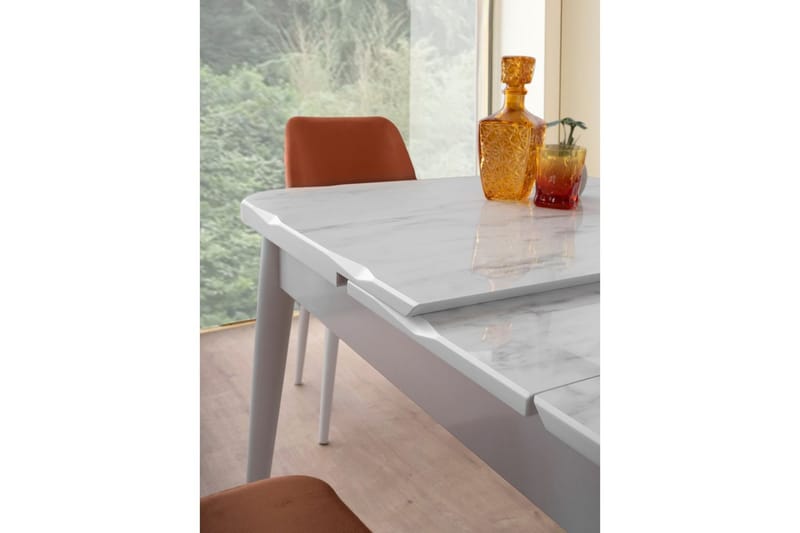 Morin Matbord 130 cm Rektangulär - Vit - Möbler - Bord & matgrupper - Matbord & köksbord