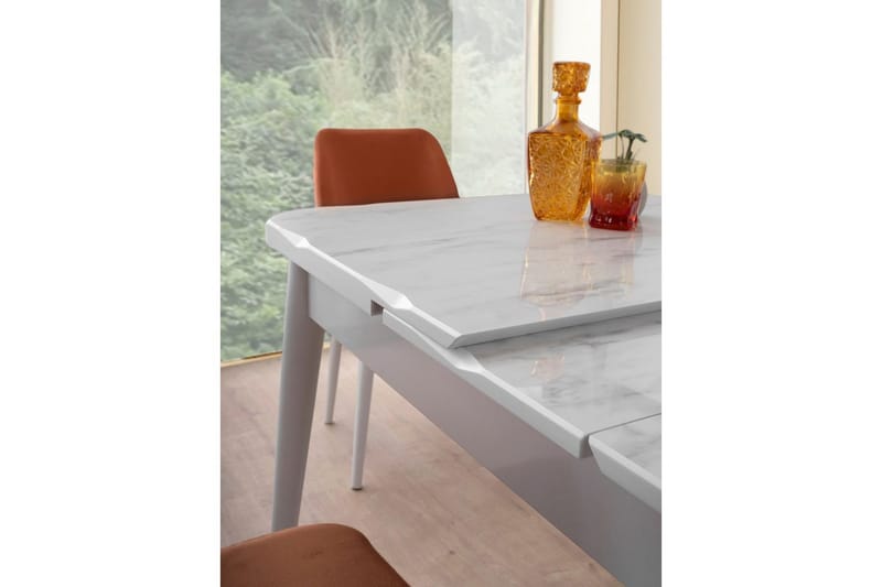 Morin Matbord 130 cm Rektangulär - Vit - Möbler - Bord & matgrupper - Matbord & köksbord