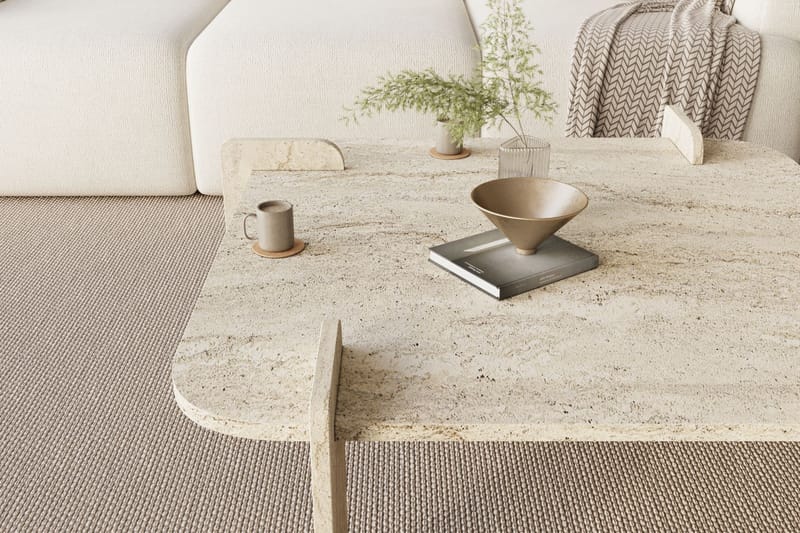 Morricus Soffbord 90 cm Kvadratisk - Travertin - Möbler - Bord & matgrupper - Soffbord