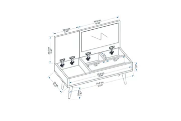 Morven Sminkbord 79,4 cm - Vit - Möbler - Bord & matgrupper - Sminkbord & toalettbord