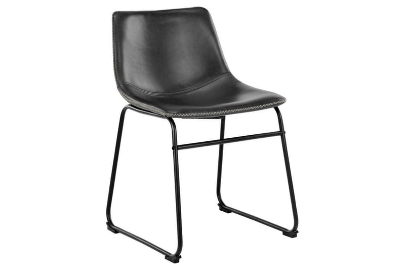 Motona Matgrupp 160 cm + 4 st Romia Matstolar - Svart/Brun - Möbler - Bord & matgrupper - Matgrupper