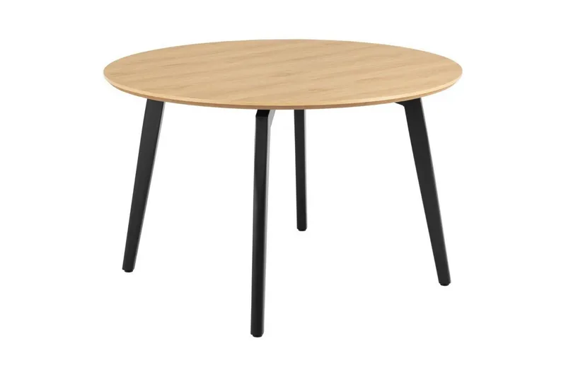 Motona Matgrupp Rund 120 cm + 4 st Toroni Matstolar - Svart/Grön - Möbler - Bord & matgrupper - Matgrupper