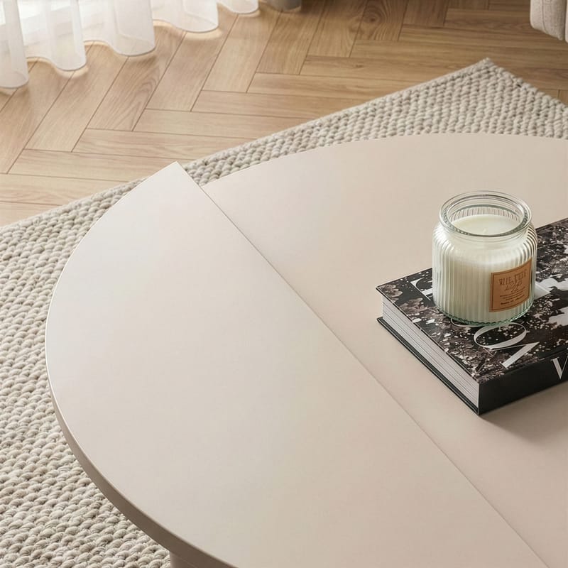 Mukund Soffbord 90 cm Rund - Mink - Möbler - Bord & matgrupper - Soffbord