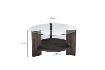 Mumondo Soffbord 75 cm Svart - Hanah Home - Möbler - Bord & matgrupper - Soffbord