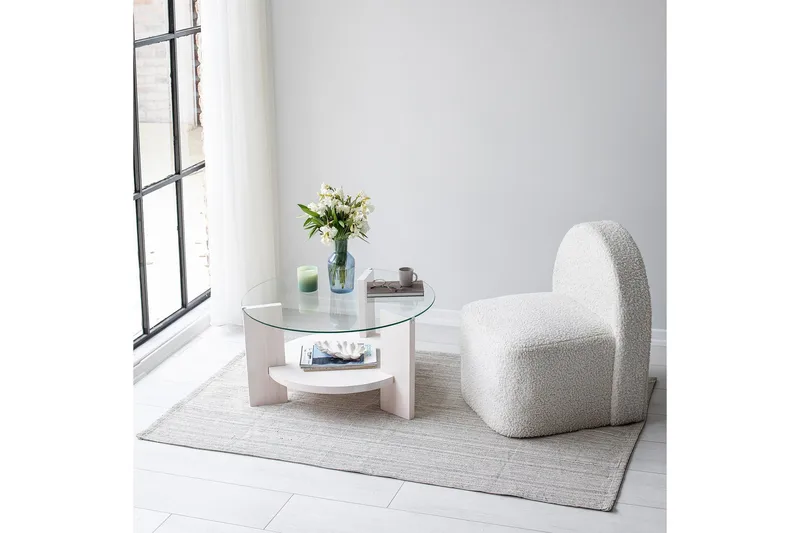 Mumondo Soffbord 75 cm Vit - Hanah Home - Möbler - Bord & matgrupper - Soffbord