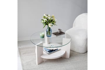 Mumondo Soffbord 75 cm Vit - Hanah Home - Möbler - Bord & matgrupper - Soffbord