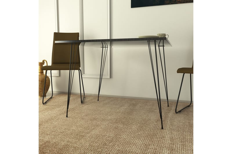 Murtwell Bord 90 cm - Svart/Vit - Möbler - Bord & matgrupper - Matbord & köksbord