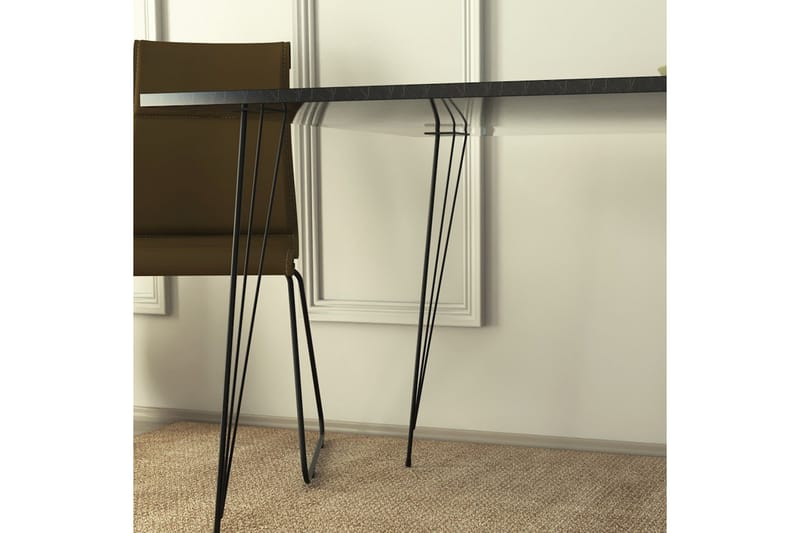 Murtwell Bord 90 cm - Svart/Vit - Möbler - Bord & matgrupper - Matbord & köksbord