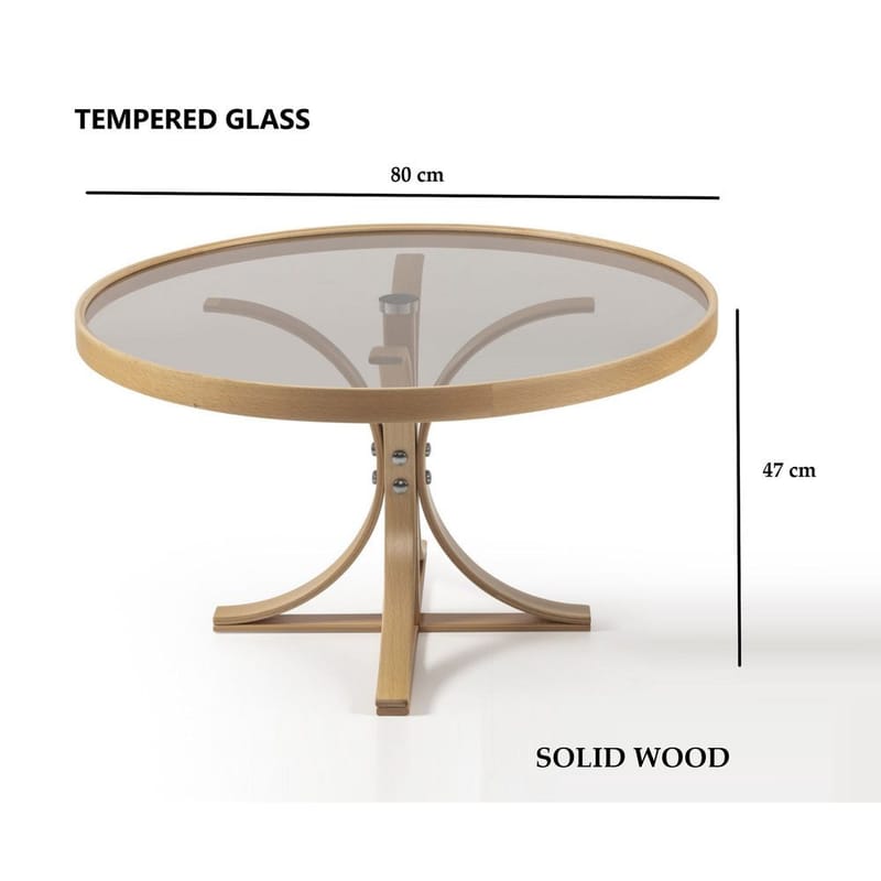 Namarta Soffbord 80 cm - Natur - Möbler - Bord & matgrupper - Soffbord