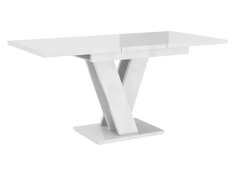 Nand Förlängningsbart Matbord 120-160 cm Rektangulär - Vit - Möbler - Bord & matgrupper - Matbord & köksbord