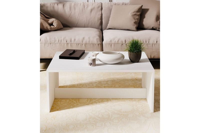 Naro Soffbord 90 cm - Vit - Möbler - Bord & matgrupper - Soffbord